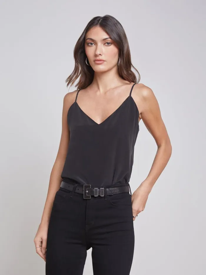 L039Agence Essentials Women Jane Camisole Tank Black