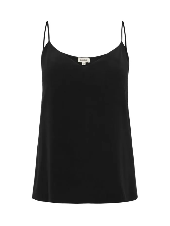 L039Agence Essentials Women Jane Camisole Tank Black