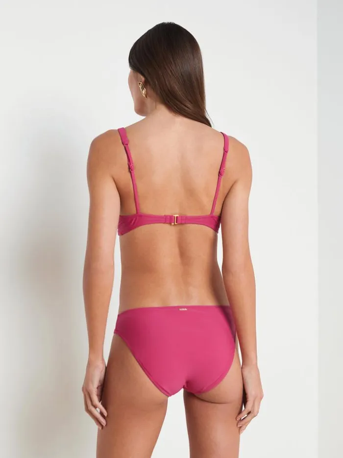 L039Agence Swimwear Women Nicole Bikini Bottom Berry