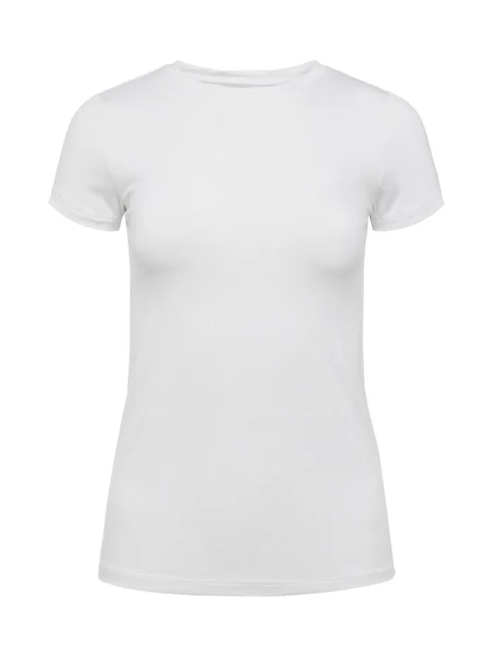 L039Agence Tees Women Ressi Fitted Tee White