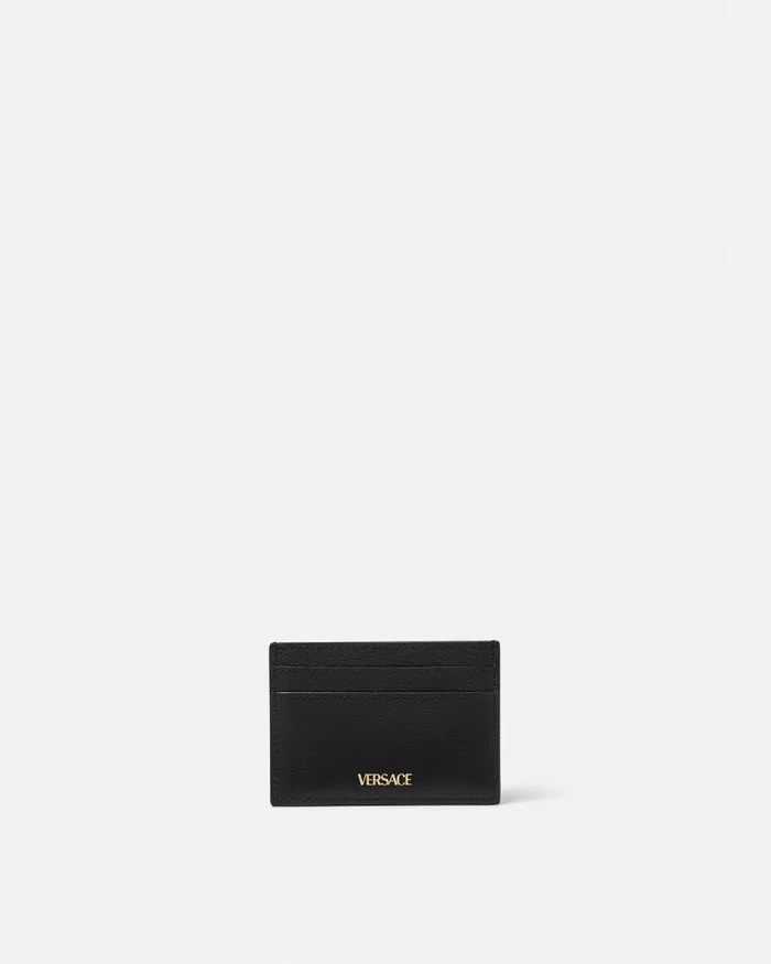 La Medusa Card Case Blackgold Women Versace Wallets