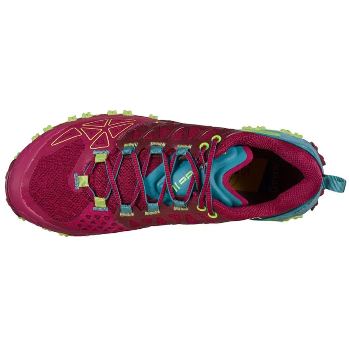 La Sportiva Mountain Running Bushido II Woman Red PlumTopaz 8211 Women La Sportiva Mountain Running Bushido II Woman Red PlumTopaz 8211 Women
