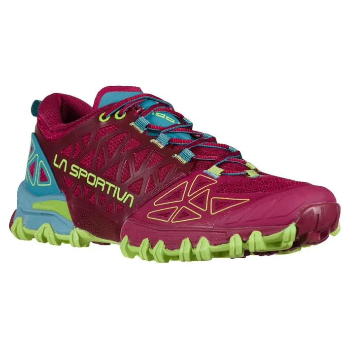 La Sportiva Mountain Running Bushido II Woman Red PlumTopaz 8211 Women La Sportiva Mountain Running Bushido II Woman Red PlumTopaz 8211 Women