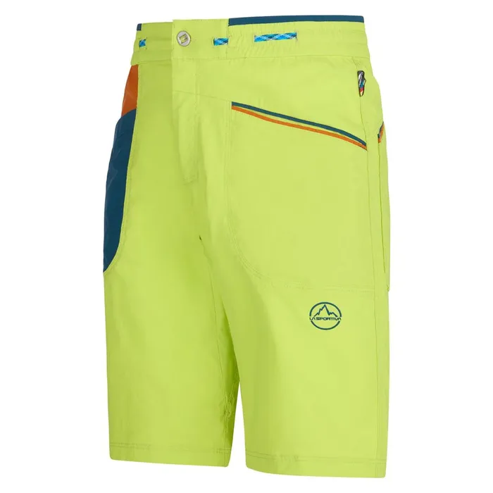 La Sportiva Shorts Belay Short M Lime PunchStorm Blue 8211 Men
