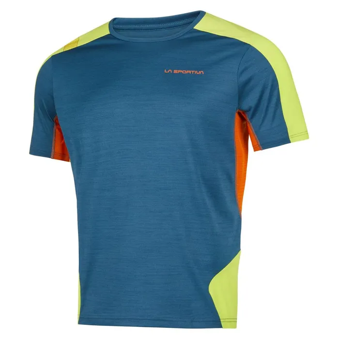 La Sportiva Tshirt Compass TShirt M Storm BlueLime Punch 8211 Men