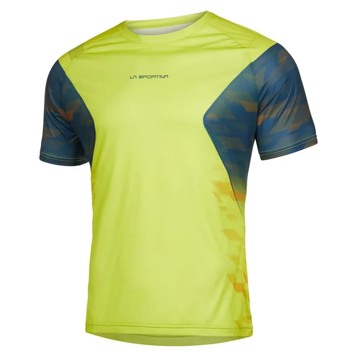 La Sportiva Tshirt Pacer TShirt M Lime PunchStorm Blue 8211 Men