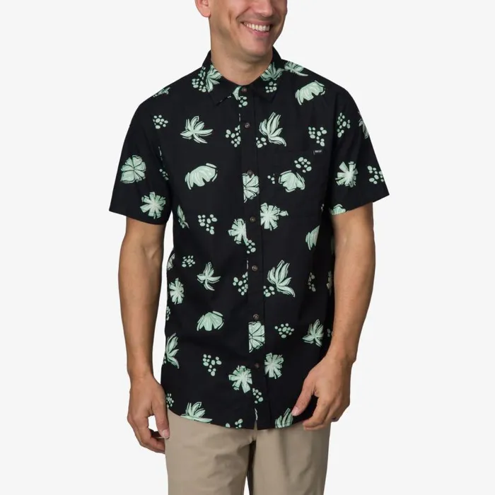 Lawson Short Sleeve Shirt Caviar Men Reef Shirts