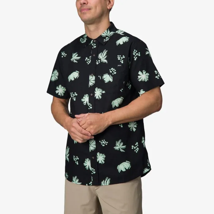 Lawson Short Sleeve Shirt Caviar Men Reef Shirts