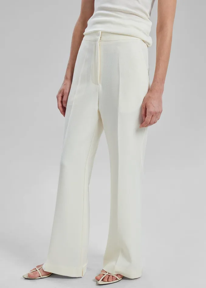 Layne Trousers 8211 Off White Women The Frankie Shop Clothing
