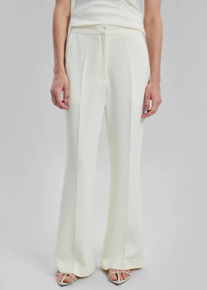 Layne Trousers 8211 Off White Women The Frankie Shop Clothing