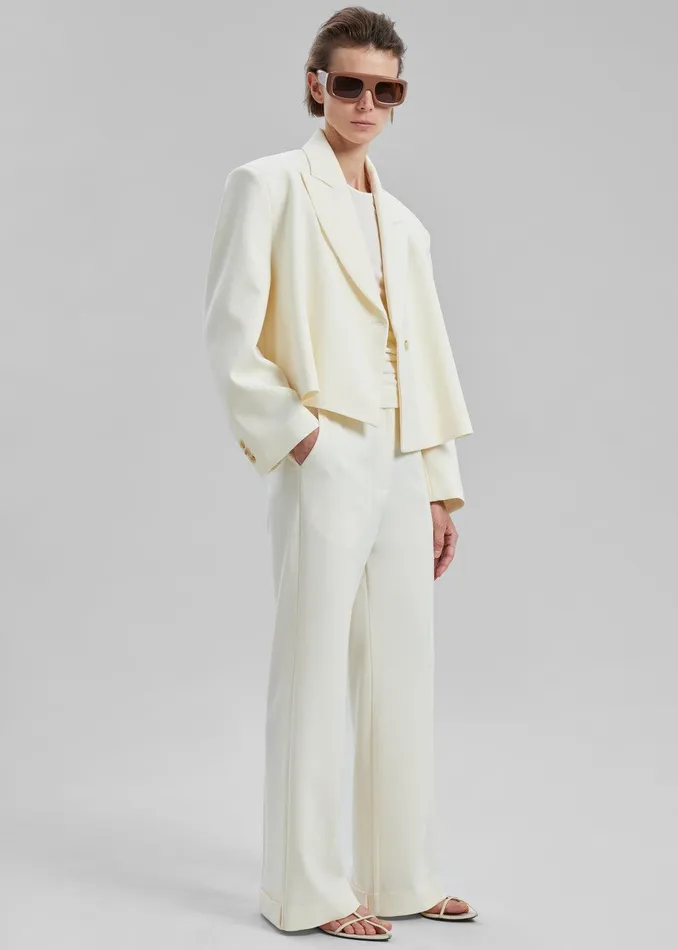 Layne Trousers 8211 Off White Women The Frankie Shop Clothing