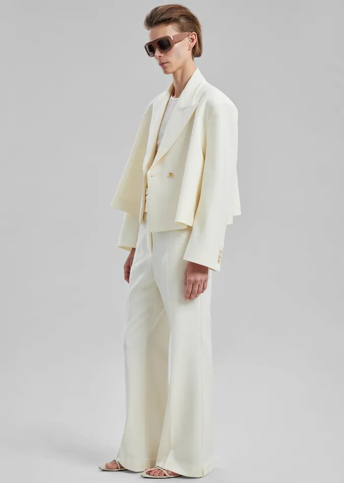 Layne Trousers 8211 Off White Women The Frankie Shop Clothing