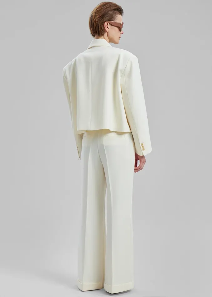 Layne Trousers 8211 Off White Women The Frankie Shop Clothing