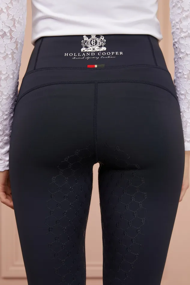Leggings Womens Holland Cooper Thermal Full Grip Legging Ink Navy Leggings Womens Holland Cooper Thermal Full Grip Legging Ink Navy