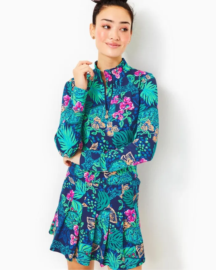 Lilly Pulitzer Activewear UPF 50 Luxletic Delmare Dress Low Tide Navy Life Of The Party 8211 Women Lilly Pulitzer Activewear UPF 50 Luxletic Delmare Dress Low Tide Navy Life Of The Party 8211 Women