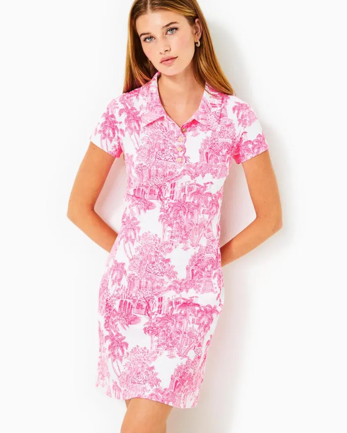 Lilly Pulitzer Activewear UPF 50 Luxletic Frida Scallop Polo Dress Spearmint Golf Till You Drop 8211 Women Lilly Pulitzer Activewear UPF 50 Luxletic Frida Scallop Polo Dress Spearmint Golf Till You Drop 8211 Women