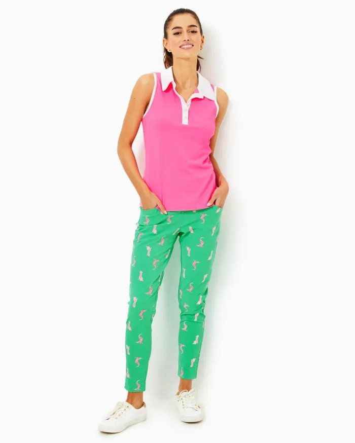 Lilly Pulitzer Activewear UPF 50 Luxletic Imara Polo Top Mizner Red 8211 Women Lilly Pulitzer Activewear UPF 50 Luxletic Imara Polo Top Mizner Red 8211 Women