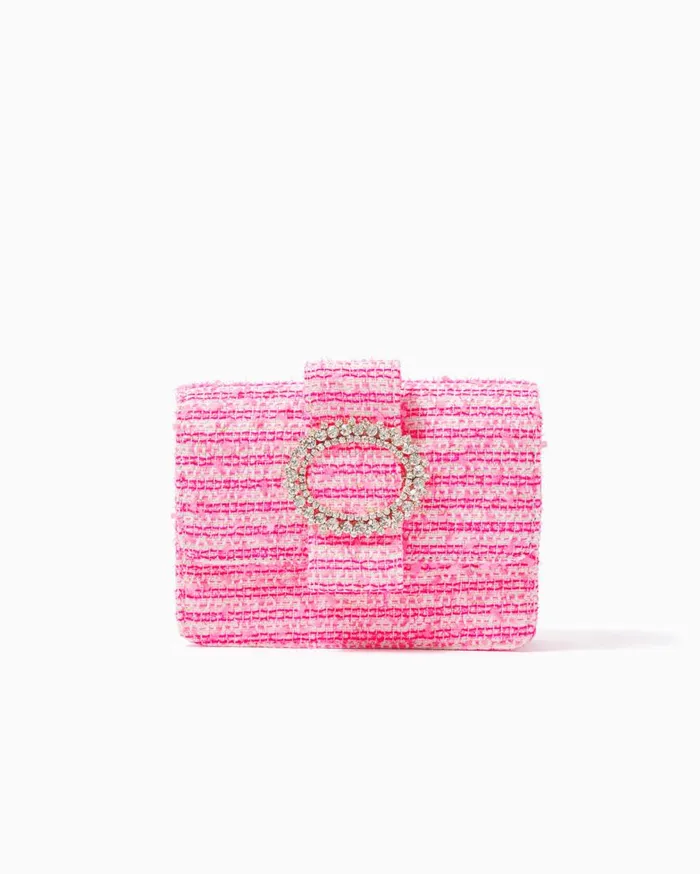 Lilly Pulitzer Bags Emmeline Tweed Crossbody Bag Pink Palms Fantasy Tweed 8211 Women Lilly Pulitzer Bags Emmeline Tweed Crossbody Bag Pink Palms Fantasy Tweed 8211 Women
