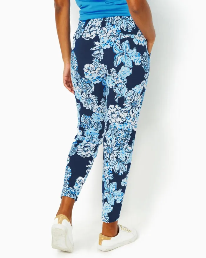 Lilly Pulitzer Bottoms 28034 Emora Knit Pant Low Tide Navy Bouquet All Day 8211 Women Lilly Pulitzer Bottoms 28034 Emora Knit Pant Low Tide Navy Bouquet All Day 8211 Women