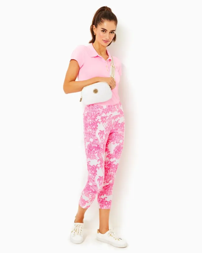 Lilly Pulitzer Bottoms UPF 50 Luxletic 25 Resort White Pb Anniversary Toile Golf 8211 Women