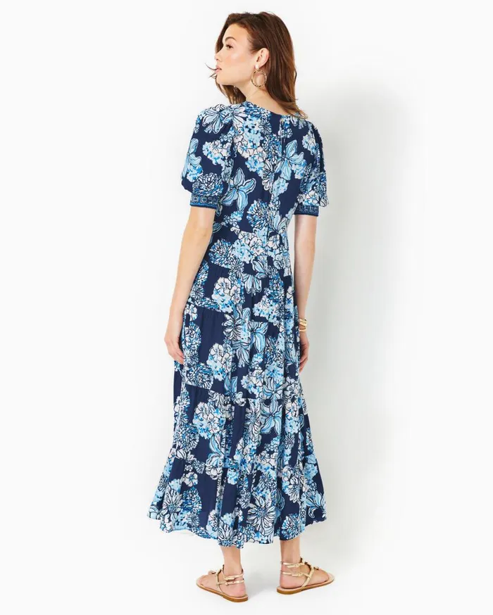 Lilly Pulitzer Dresses Ameilia Elbow Sleeve Midi Dress Multi Hot On The Vine Engineered Woven Dress 8211 Women Lilly Pulitzer Dresses Ameilia Elbow Sleeve Midi Dress Multi Hot On The Vine Engineered Woven Dress 8211 Women