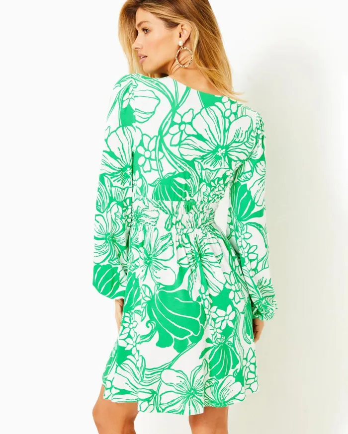 Lilly Pulitzer Dresses Calla Long Sleeve VNeck Dress Roxie Pink Worth A Look 8211 Women Lilly Pulitzer Dresses Calla Long Sleeve VNeck Dress Roxie Pink Worth A Look 8211 Women