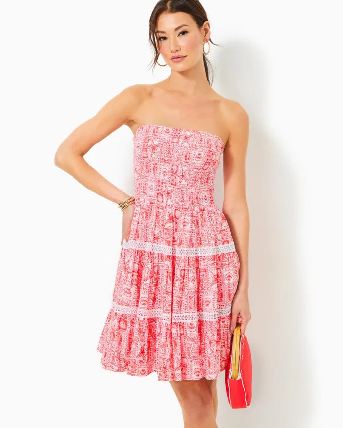 Lilly Pulitzer Dresses Calla Long Sleeve VNeck Dress Roxie Pink Worth A Look 8211 Women Lilly Pulitzer Dresses Calla Long Sleeve VNeck Dress Roxie Pink Worth A Look 8211 Women