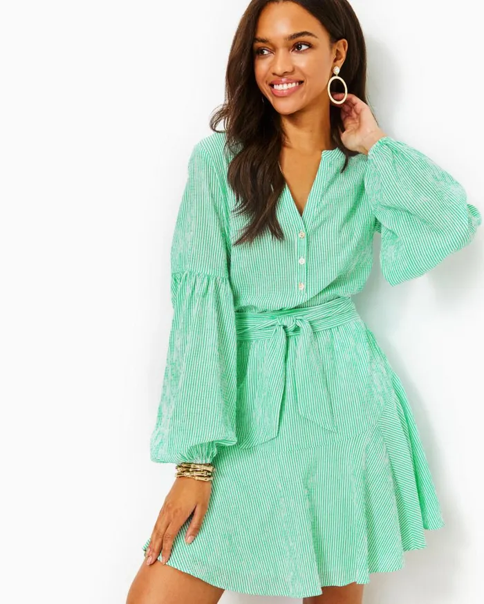 Lilly Pulitzer Dresses Carla Striped Dress Spearmint Harbor Stripe 8211 Women Lilly Pulitzer Dresses Carla Striped Dress Spearmint Harbor Stripe 8211 Women