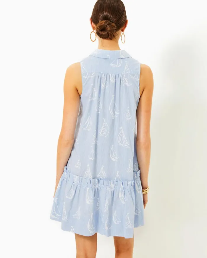 Lilly Pulitzer Dresses Caylinn Sleeveless Popover Shirt Dress Resort White A Lil Nauti Pigment Print 8211 Women Lilly Pulitzer Dresses Caylinn Sleeveless Popover Shirt Dress Resort White A Lil Nauti Pigment Print 8211 Women