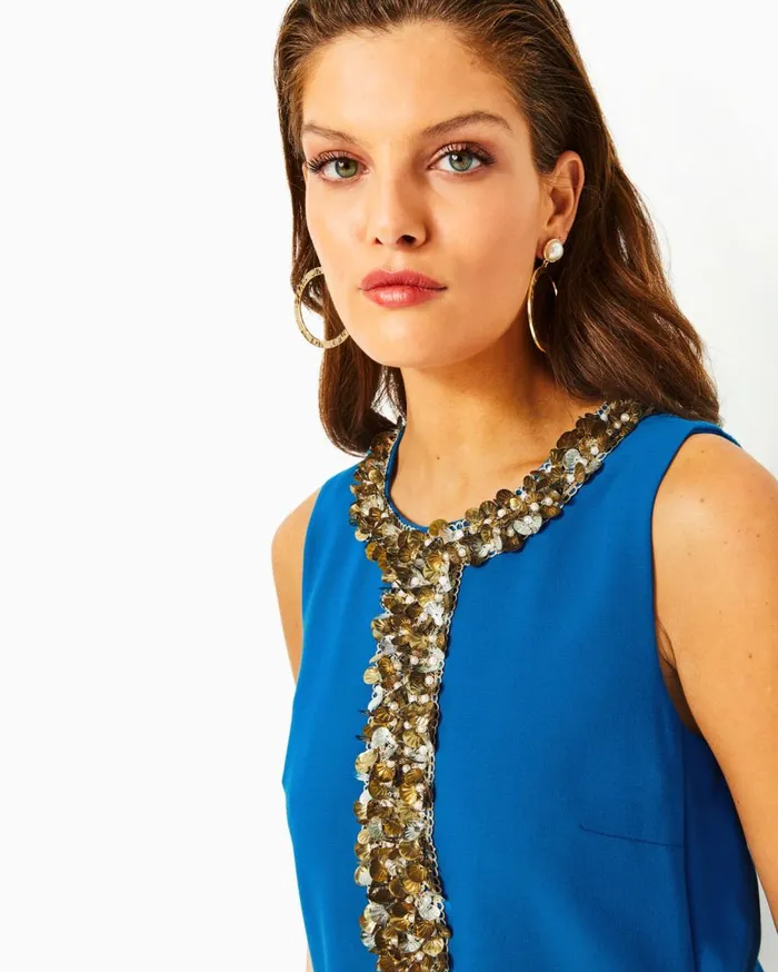 Lilly Pulitzer Dresses Edita Stretch Shift Dress Barton Blue 8211 Women
