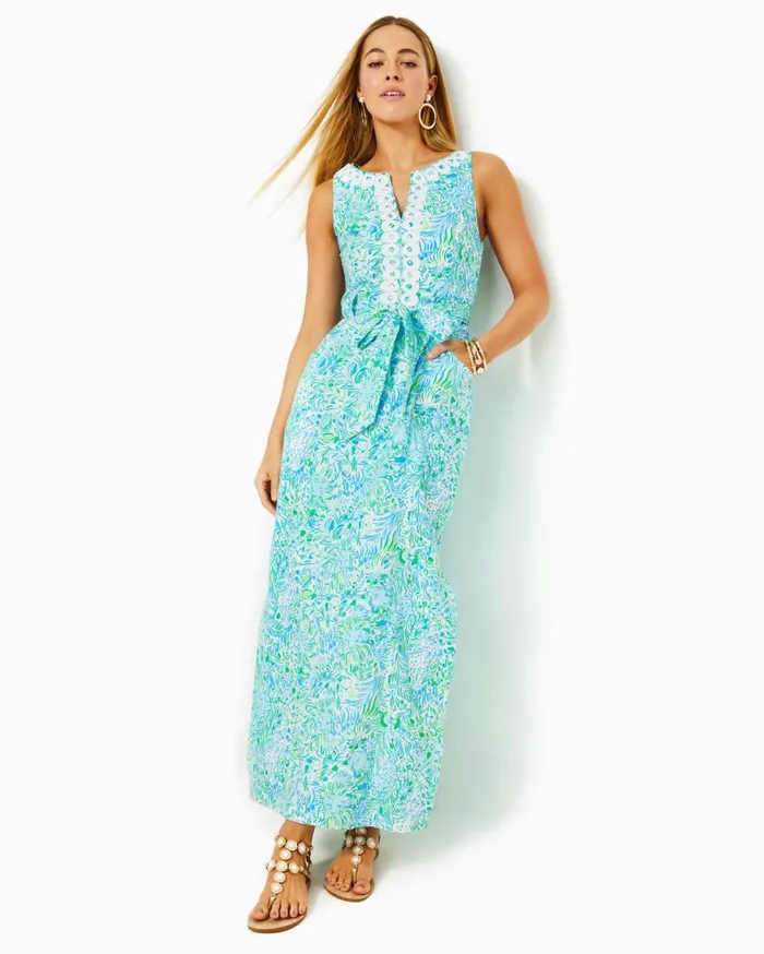 Lilly Pulitzer Dresses Gulianna Cotton Maxi Shift Dress Multi Spring In Your Step 8211 Women Lilly Pulitzer Dresses Gulianna Cotton Maxi Shift Dress Multi Spring In Your Step 8211 Women