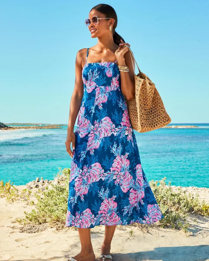 Lilly Pulitzer Dresses Gulianna Cotton Maxi Shift Dress Multi Spring In Your Step 8211 Women Lilly Pulitzer Dresses Gulianna Cotton Maxi Shift Dress Multi Spring In Your Step 8211 Women