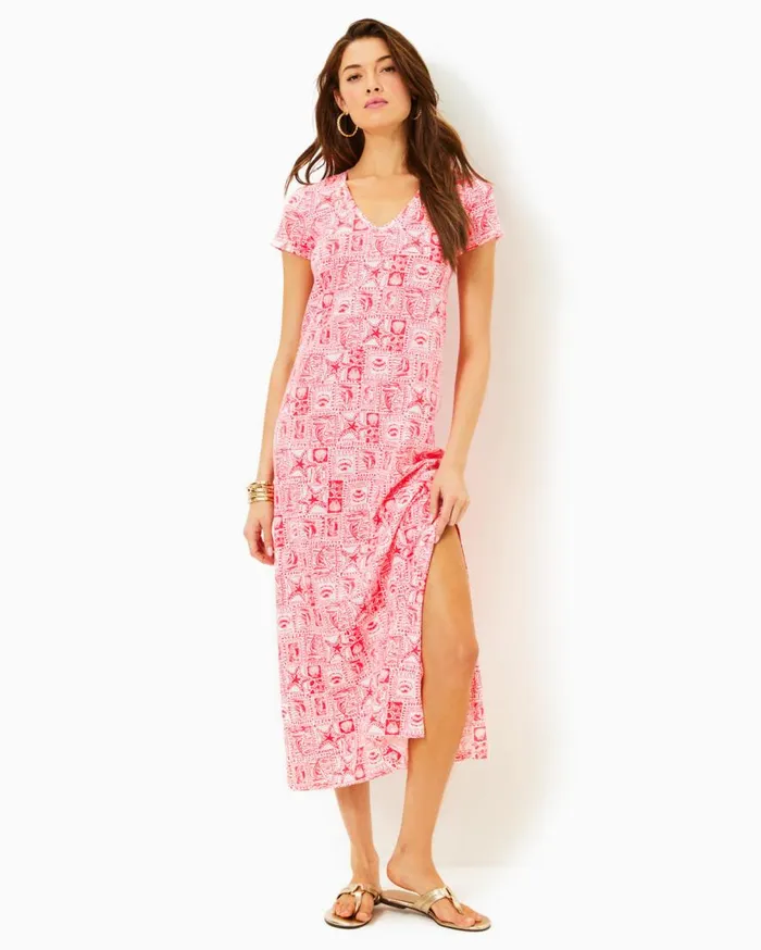 Lilly Pulitzer Dresses Gulianna Cotton Maxi Shift Dress Multi Spring In Your Step 8211 Women Lilly Pulitzer Dresses Gulianna Cotton Maxi Shift Dress Multi Spring In Your Step 8211 Women
