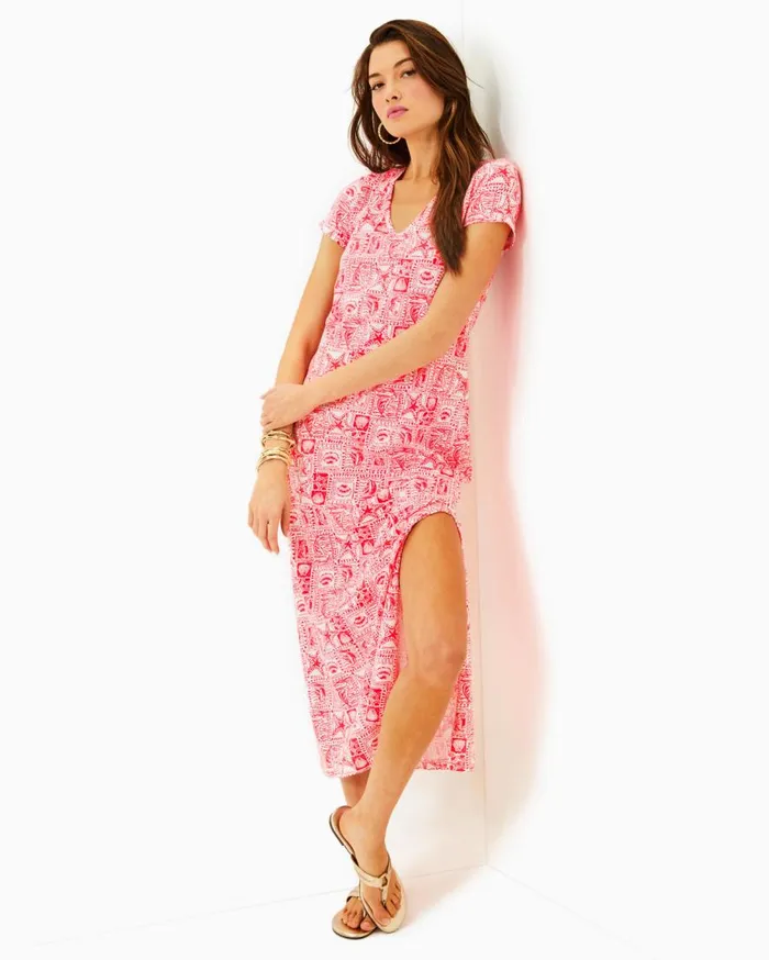 Lilly Pulitzer Dresses Gulianna Cotton Maxi Shift Dress Multi Spring In Your Step 8211 Women Lilly Pulitzer Dresses Gulianna Cotton Maxi Shift Dress Multi Spring In Your Step 8211 Women