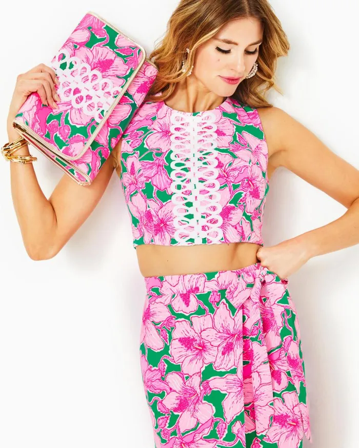 Lilly Pulitzer Dresses Leif Maxi Set Kelly Green Hibis Kiss 8211 Women