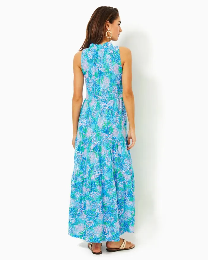Lilly Pulitzer Dresses Malone Maxi Dress True Navy 8211 Women