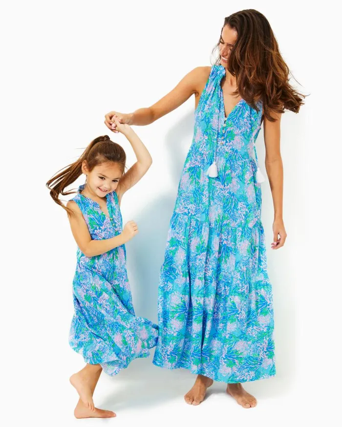 Lilly Pulitzer Dresses Malone Maxi Dress True Navy 8211 Women