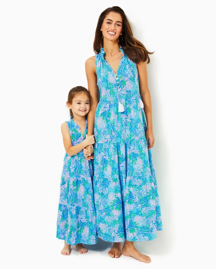 Lilly Pulitzer Dresses Malone Maxi Dress True Navy 8211 Women
