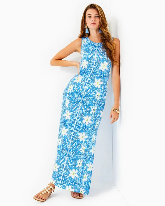 Lilly Pulitzer Dresses Noelle Maxi Dress Lunar Blue My Flutter Half Engineered Knit Maxi Dre 8211 Women Lilly Pulitzer Dresses Noelle Maxi Dress Lunar Blue My Flutter Half Engineered Knit Maxi Dre 8211 Women