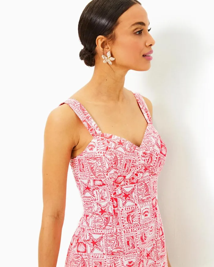 Lilly Pulitzer Dresses Rocko Cotton Romper Mizner Red Seaside Harbour 8211 Women Lilly Pulitzer Dresses Rocko Cotton Romper Mizner Red Seaside Harbour 8211 Women