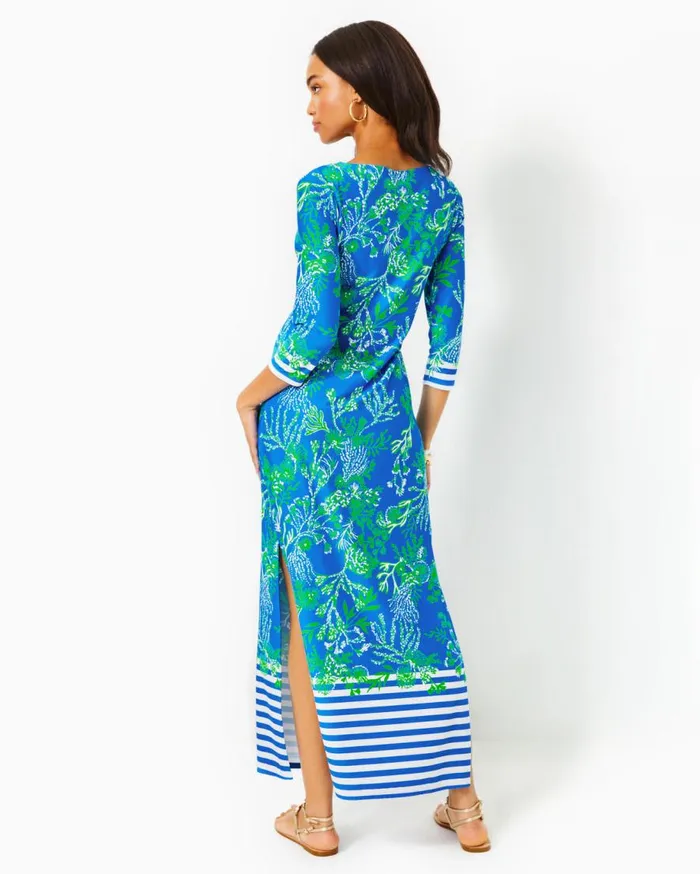 Lilly Pulitzer Dresses UPF 50 ChillyLilly Seralina Maxi Dress Briny Blue A Bit Salty Engineered Chillylilly 8211 Women Lilly Pulitzer Dresses UPF 50 ChillyLilly Seralina Maxi Dress Briny Blue A Bit Salty Engineered Chillylilly 8211 Women