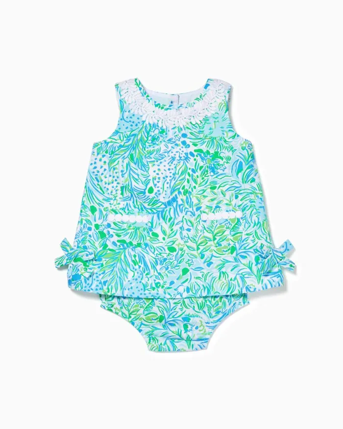 Lilly Pulitzer Girls Dresses and Rompers Baby Lilly Infant Shift Dress Resort White Glisten In The Sun 8211 Girls Lilly Pulitzer Girls Dresses and Rompers Baby Lilly Infant Shift Dress Resort White Glisten In The Sun 8211 Girls
