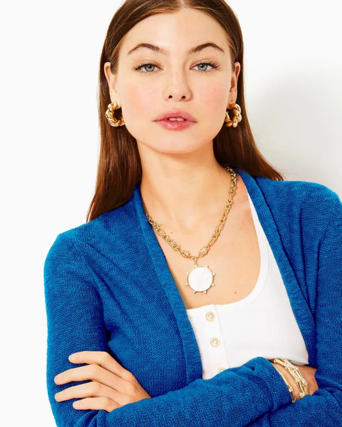 Lilly Pulitzer Jewelry A Lil Nauti Necklace Gold Metallic 8211 Women