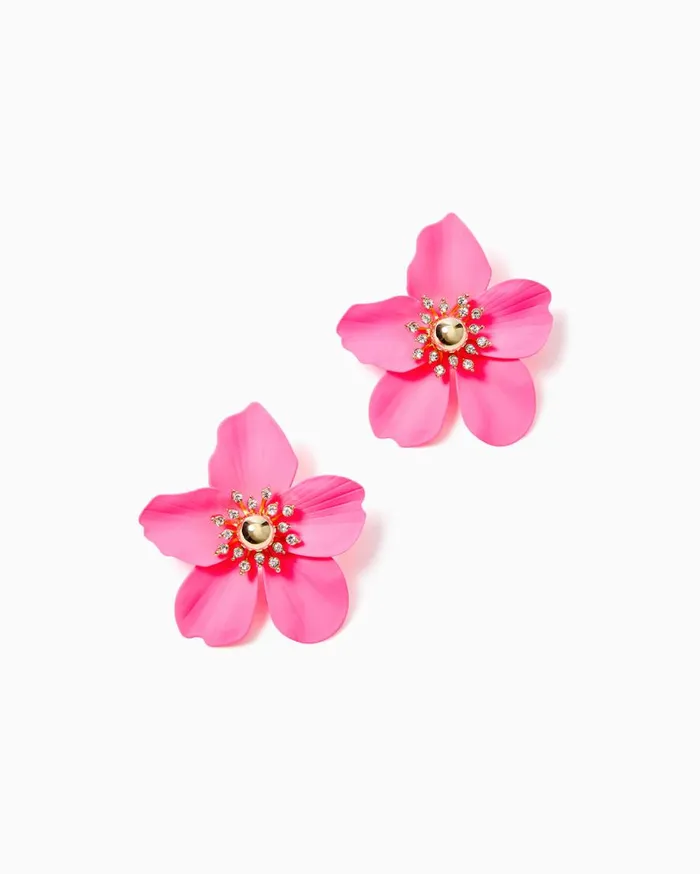 Lilly Pulitzer Jewelry Oversized Orchid Earrings Roxie Pink 8211 Women