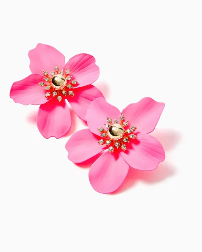 Lilly Pulitzer Jewelry Oversized Orchid Earrings Roxie Pink 8211 Women