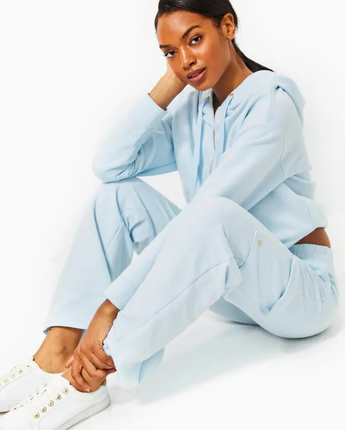 Lilly Pulitzer Loungewear Kirstie Long Sleeve Hoodie and Alandra Knit Pant Set Pastel Lunar Blue 8211 Women Lilly Pulitzer Loungewear Kirstie Long Sleeve Hoodie and Alandra Knit Pant Set Pastel Lunar Blue 8211 Women