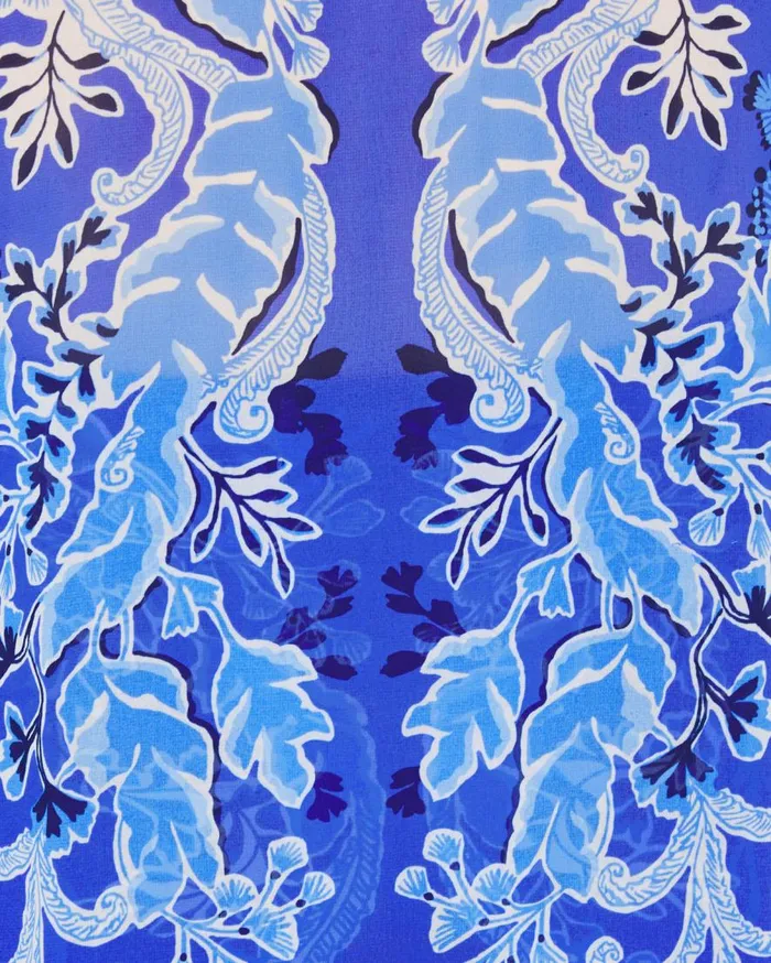 Lilly Pulitzer Swim Keir Maxi CoverUp Alba Blue Baja Cove Engineered Coverup 8211 Women Lilly Pulitzer Swim Keir Maxi CoverUp Alba Blue Baja Cove Engineered Coverup 8211 Women