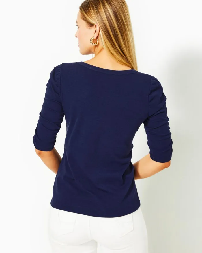 Lilly Pulitzer Tops Belden Top Lunar Blue 8211 Women