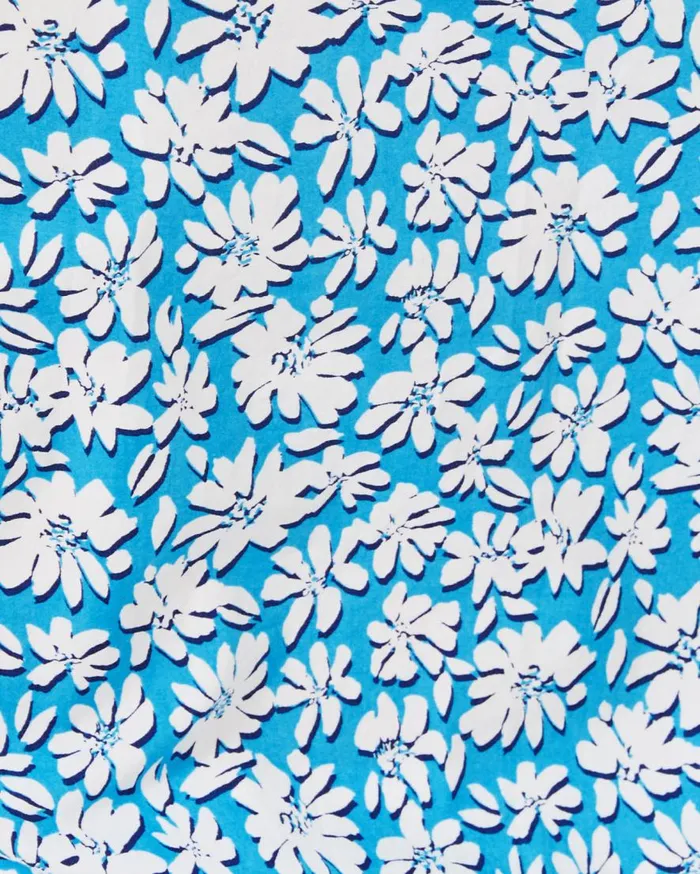 Lilly Pulitzer Tops Camryn Tunic Lunar Blue Palm Beach Petals 8211 Women