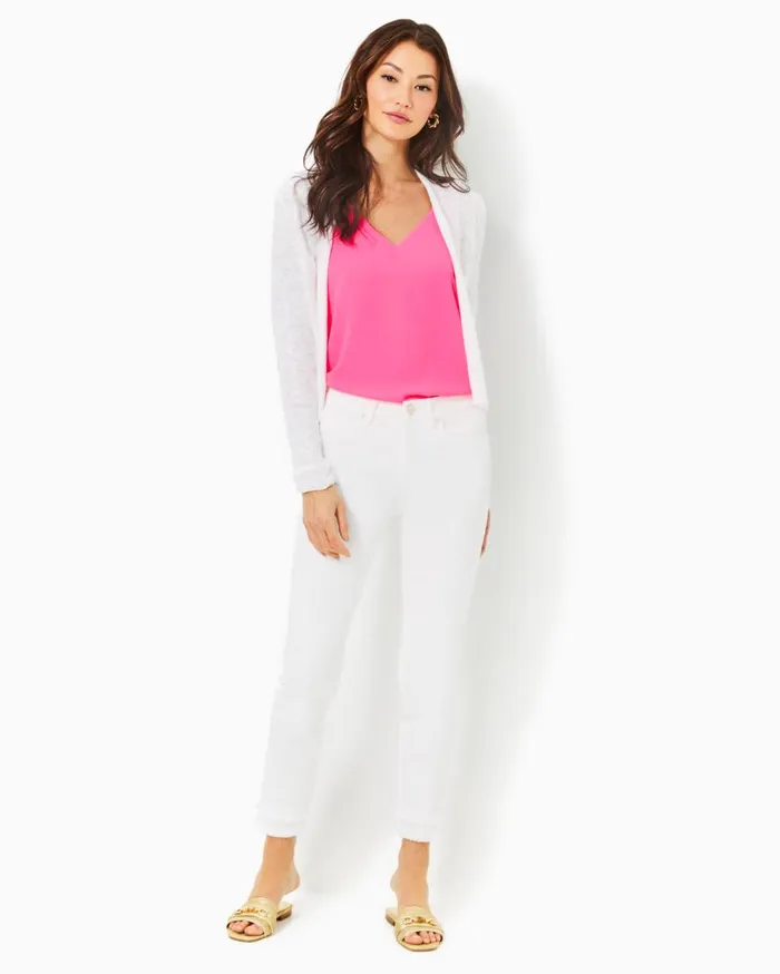 Lilly Pulitzer Tops Faretta Cardigan Resort White 8211 Women